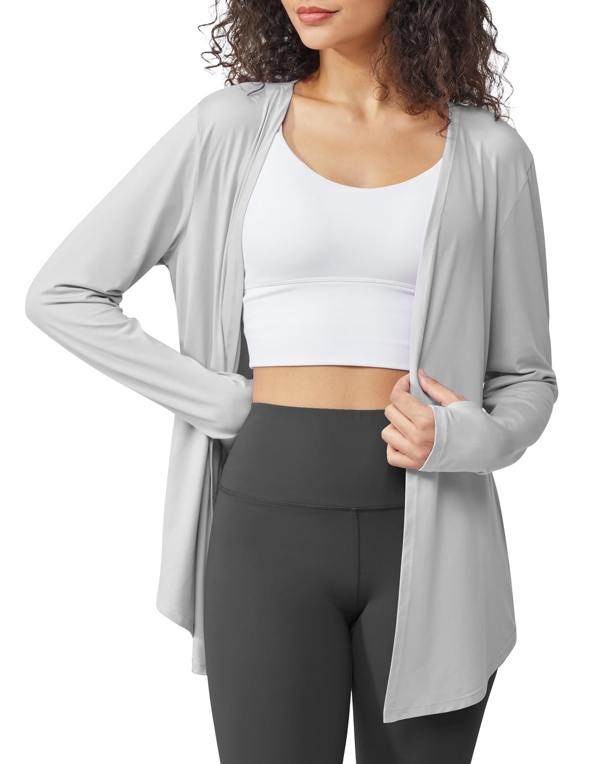 G4Free Activewear - Long Sleeve Lightweight Sun Shirts Cardigans -GF24B206BA-S-GF24B206BB-M-GF24B206BC-L-GF24B206BD-XL-GF24B206BE-XXL