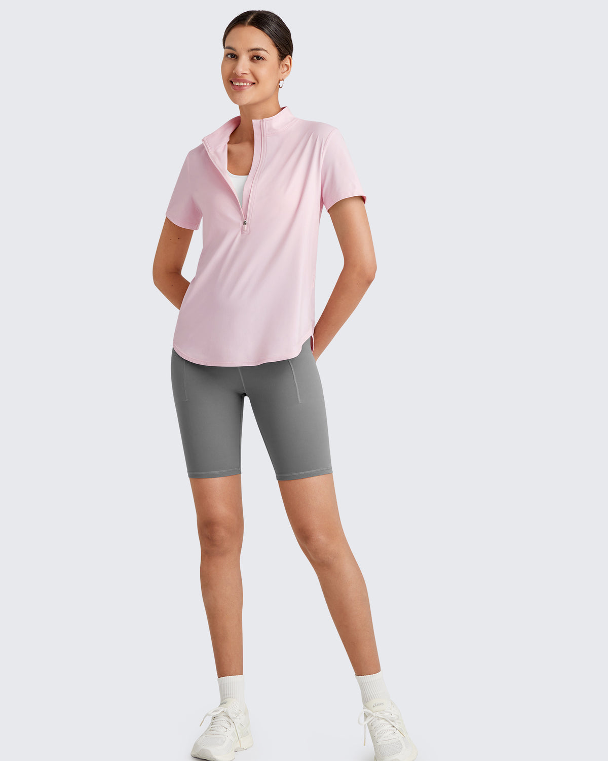 G4Free Activewear - Lightbreeze UPF 50+ Half Zip Golf Short Sleeve -GF25K340AA-S-GF25K340AB-M-GF25K340AC-L-GF25K340AD-XL-GF25K340AE-XXL
