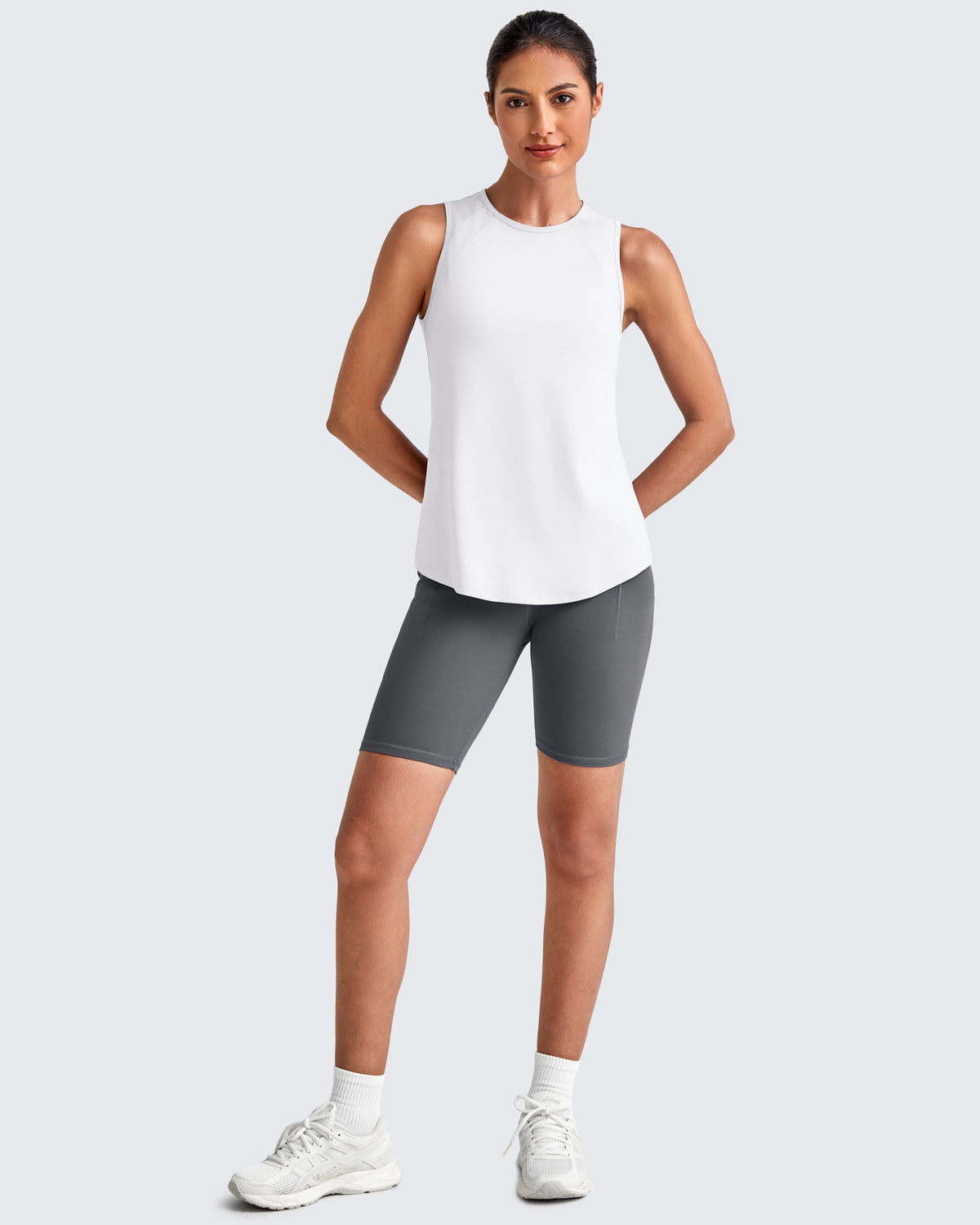 G4Free Activewear Lightweight Athletic Sleeveless Long Tank Tops