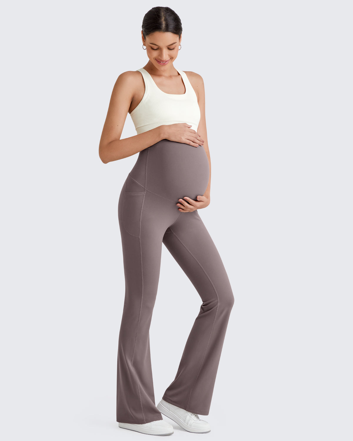 G4Free Activewear BareFeel Pregnancy Dress Flare Leggings
