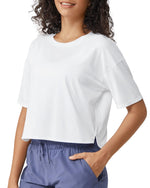 G4Free Activewear Scoop Neck Short Sleeve Workout Crop Tops