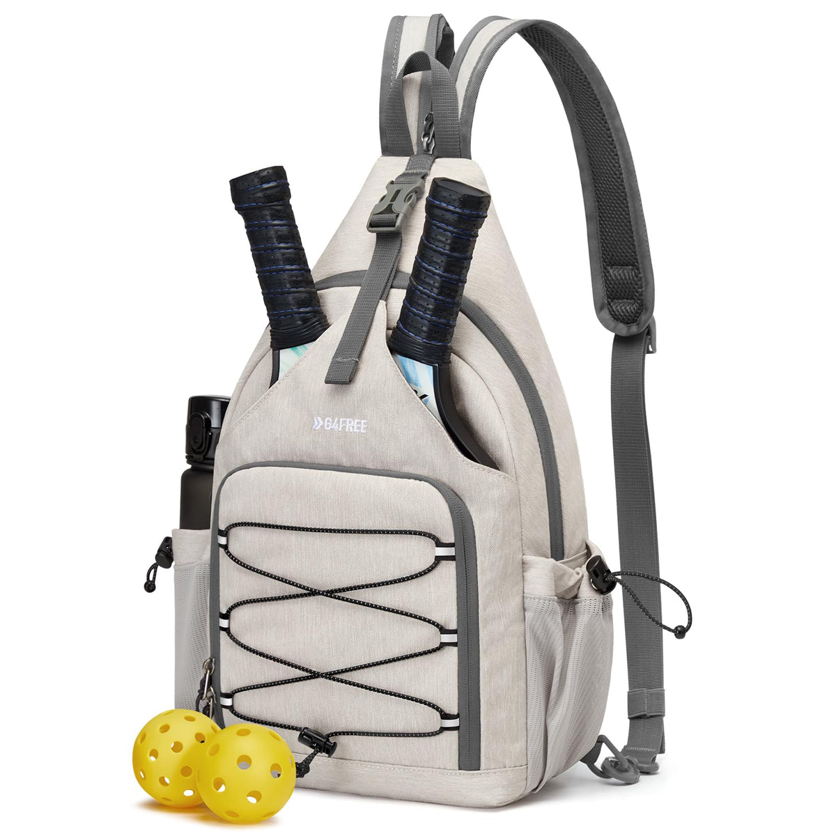 G4Free Activewear - G4Free Pickleball Bag with Adjustable Strap -TN23B320A-TN23B320B-TN23B320C