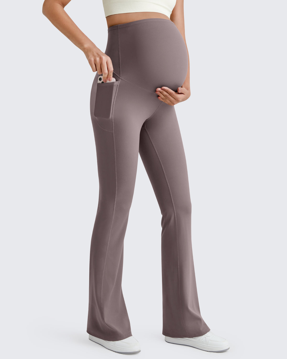 G4Free Activewear BareFeel Pregnancy Dress Flare Leggings