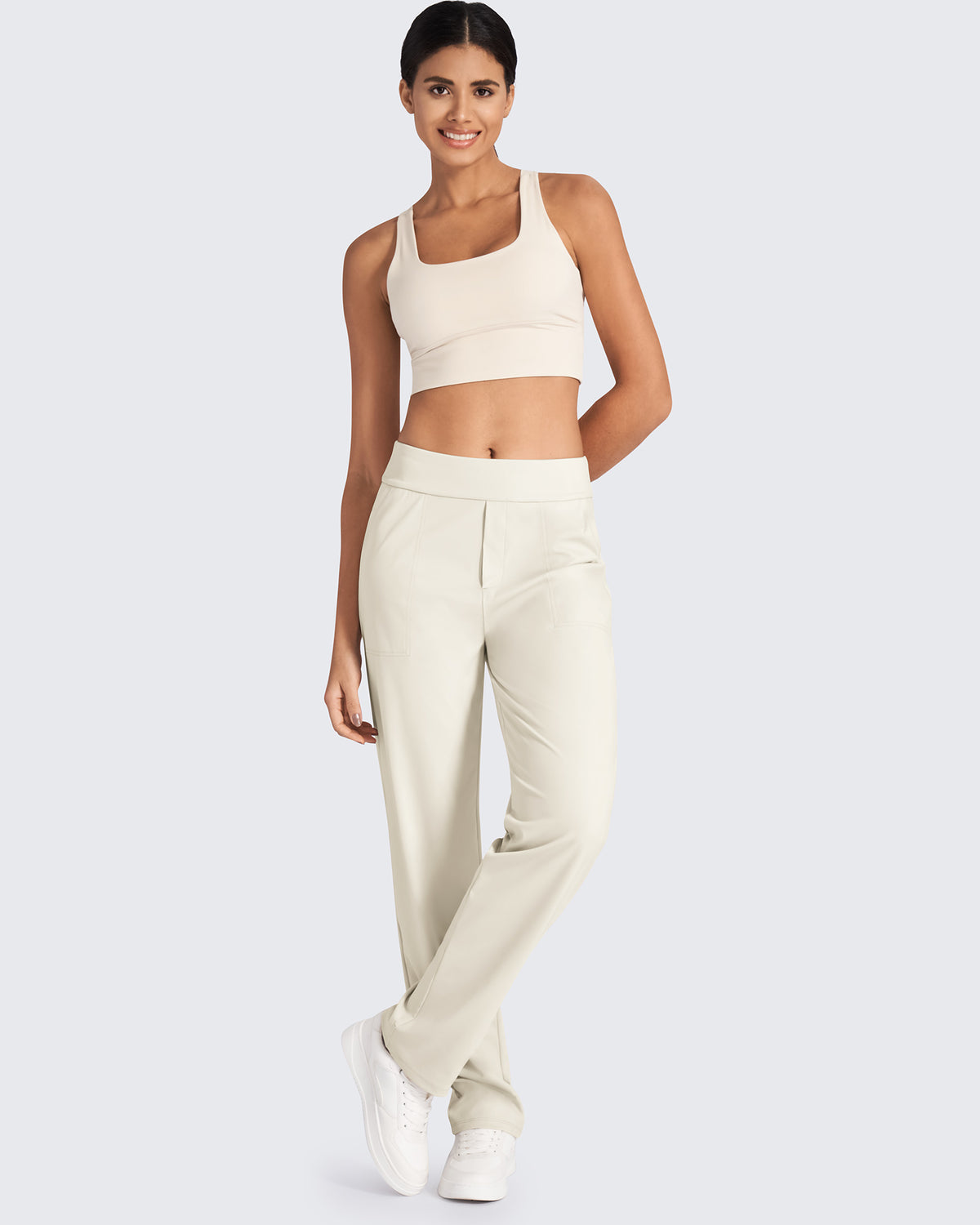 G4Free Activewear - Bizcasual High-Waist Straight Dress Pants -GF24D264AA-S-GF24D265AA-S-GF24D266AA-S-GF24D264AB-M-GF24D265AB-M