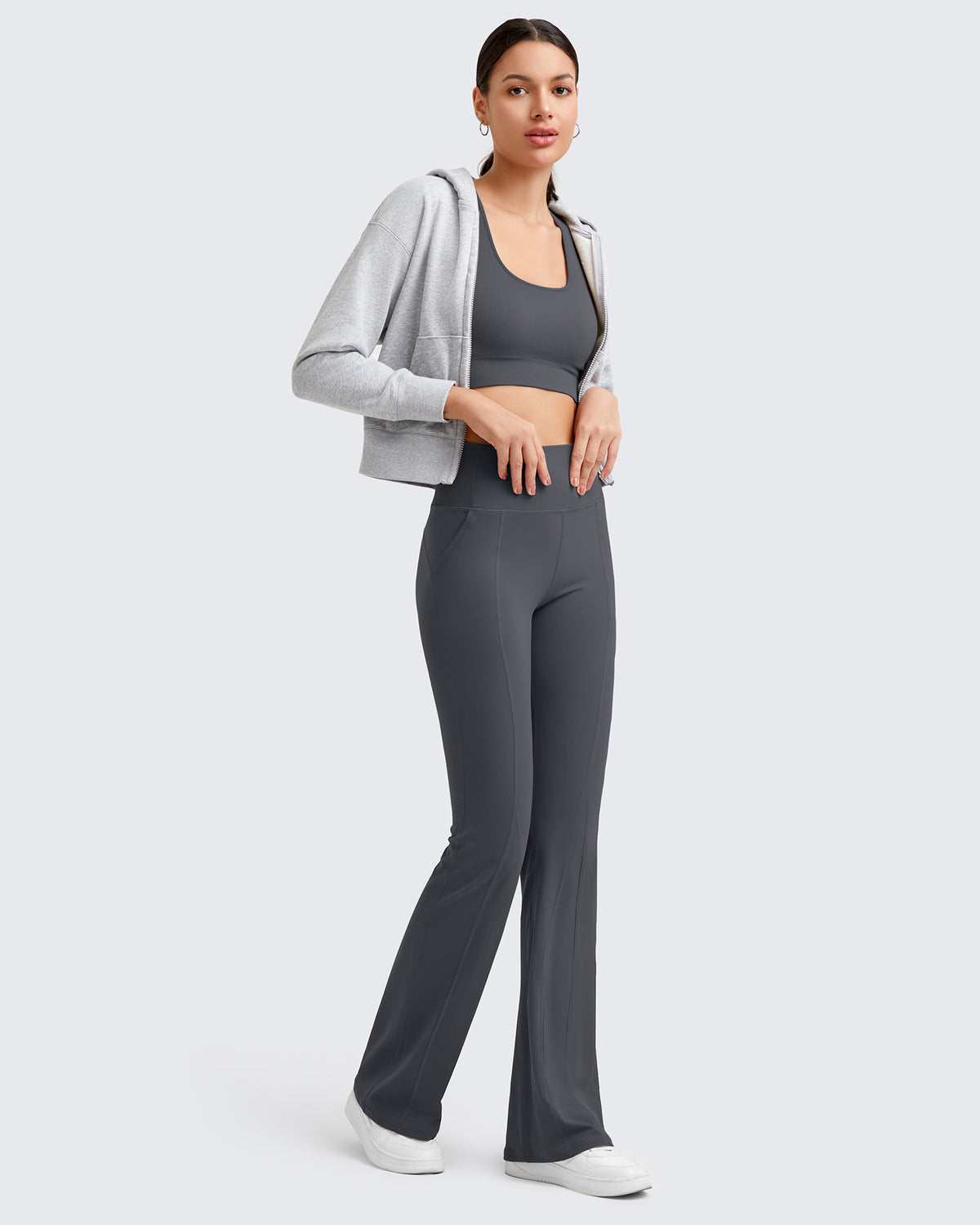 G4Free Activewear - BareFeel High-Rise Flare Yoga Casual Pants -GF24A329AA-S-GF24A330AA-S-GF24A331AA-S-GF24A329AB-M-GF24A330AB-M
