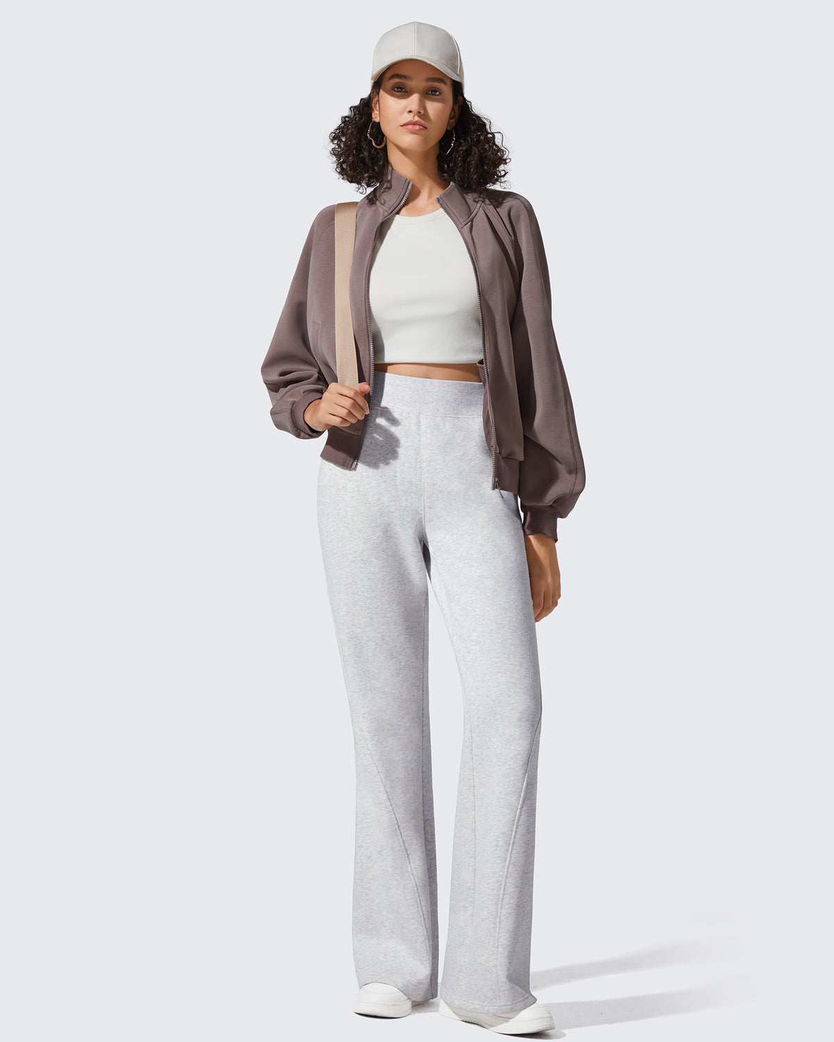 G4Free Activewear - Flurrylux Fleece Lined Loose Flare Sweatpants -GF25A602AF-XS-GF25A603AF-XS-GF25A604AF-XS-GF25A602AA-S-GF25A603AA-S