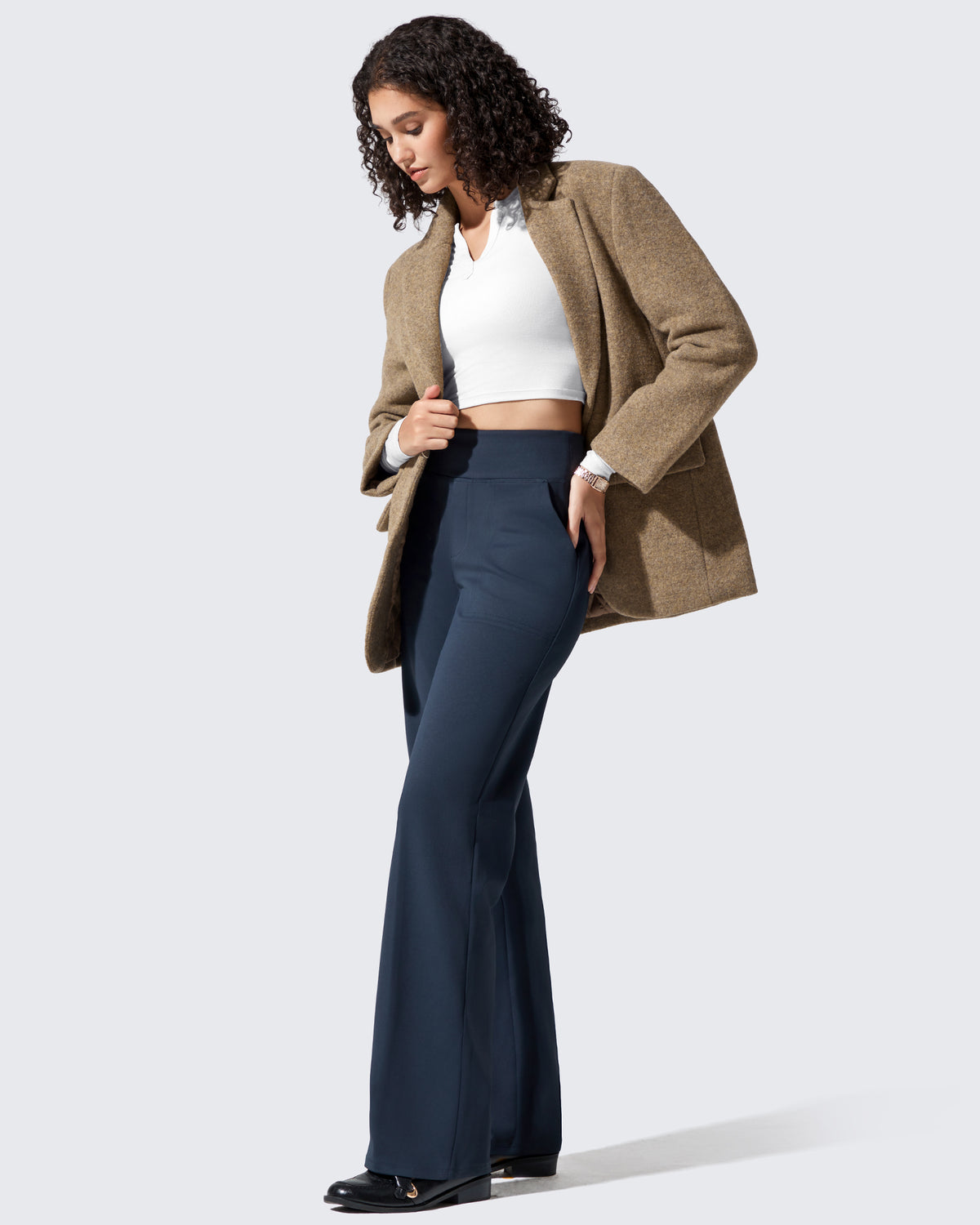 G4Free Activewear - Fleece Lined High-Waisted Dressy Pants -GF24J238AF-XS-GF24J239AF-XS-GF24J240AF-XS-GF24J238AA-S-GF24J239AA-S