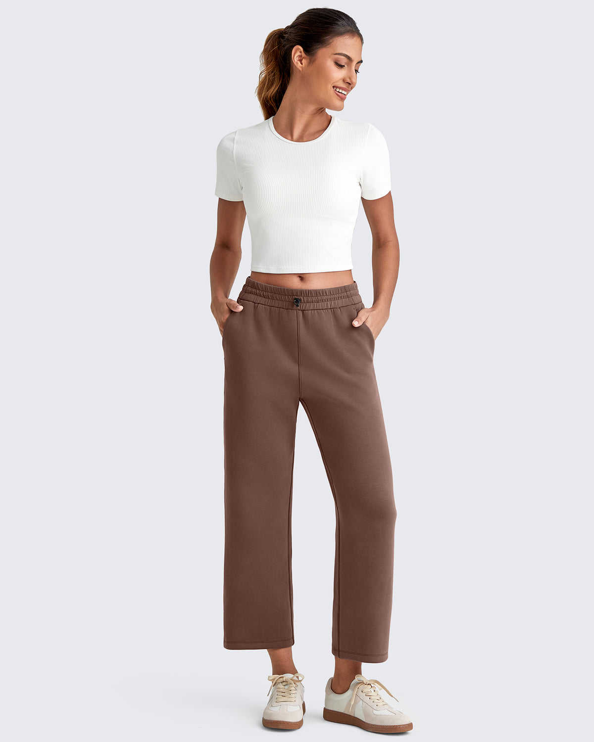 G4Free Activewear - Smoofit High Waist Wide Leg Capris Pants -GF25J293AA-S-GF25J293AB-M-GF25J293AC-L-GF25J293AD-XL-GF25J293AE-XXL