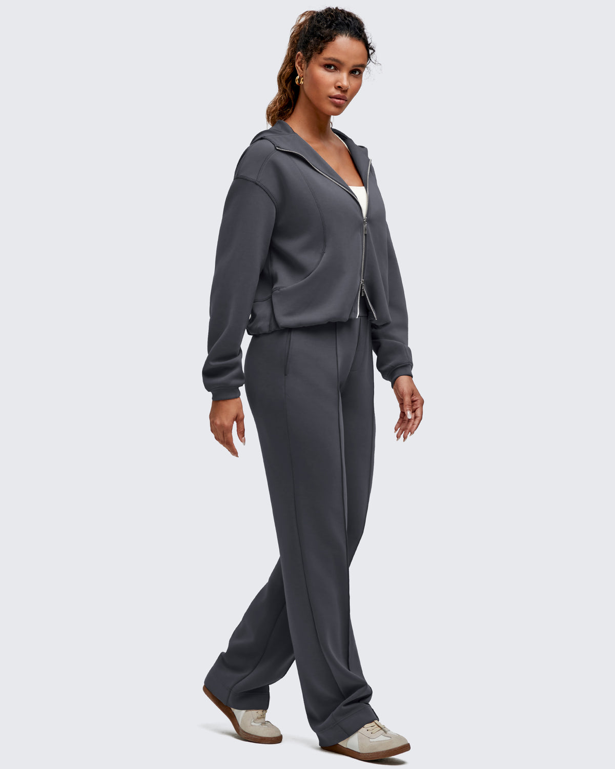 G4Free Activewear - Smoofit Straight Leg Elastic High Waist Dress Pants -GF25D584AA-S-GF25D585AA-S-GF25D586AA-S-GF25D584AB-M-GF25D585AB-M