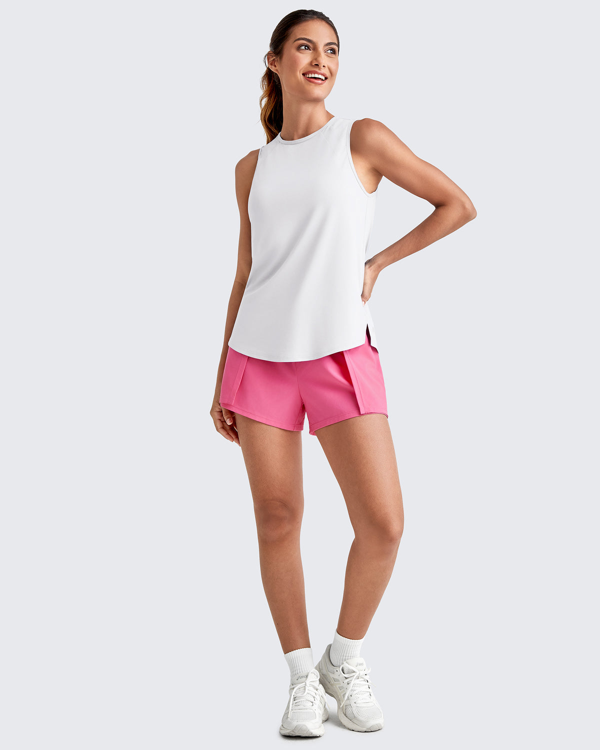 G4Free Activewear Lightweight Athletic Sleeveless Long Tank Tops