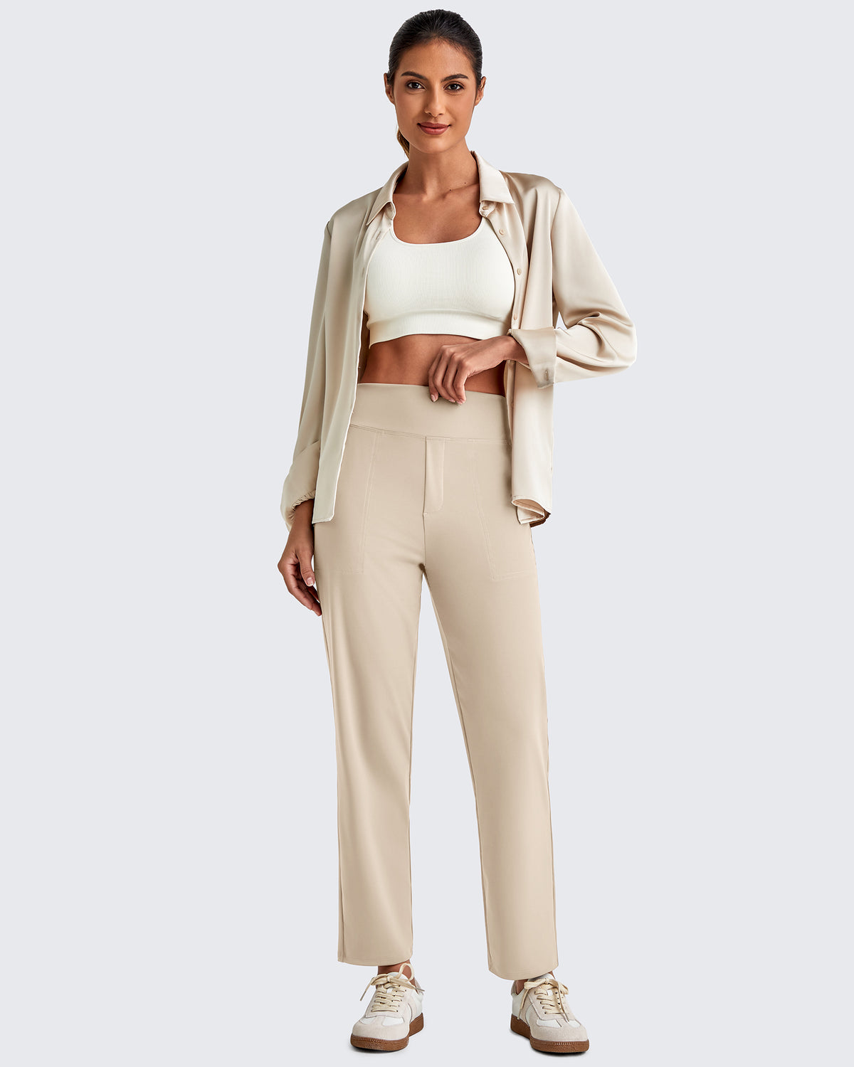 G4Free Activewear - ShiftReady Crop Business Casual Work Pants -GF25D417CA-S-GF25D451CA-S-GF25D452CA-S-GF25D417CB-M-GF25D451CB-M