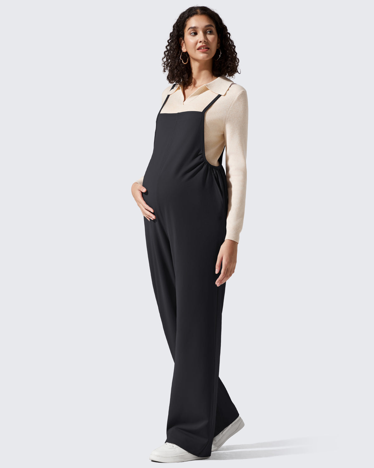 G4Free Activewear - Maternity Adjustable Strap Overalls Wide Leg Rompers -GF25PY674AF-XS-GF25PY675AF-XS-GF25PY676AF-XS-GF25PY674AA-S-GF25PY675AA-S