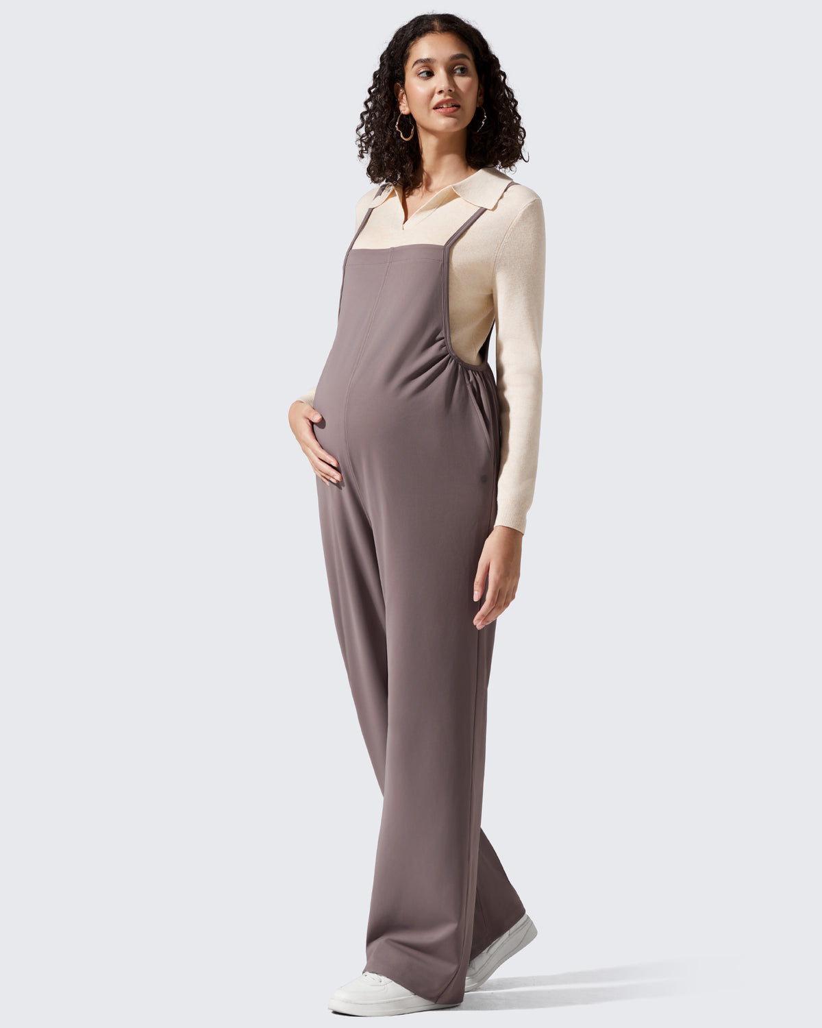 G4Free Activewear - Maternity Adjustable Strap Overalls Wide Leg Rompers -GF25PY674AF-XS-GF25PY675AF-XS-GF25PY676AF-XS-GF25PY674AA-S-GF25PY675AA-S