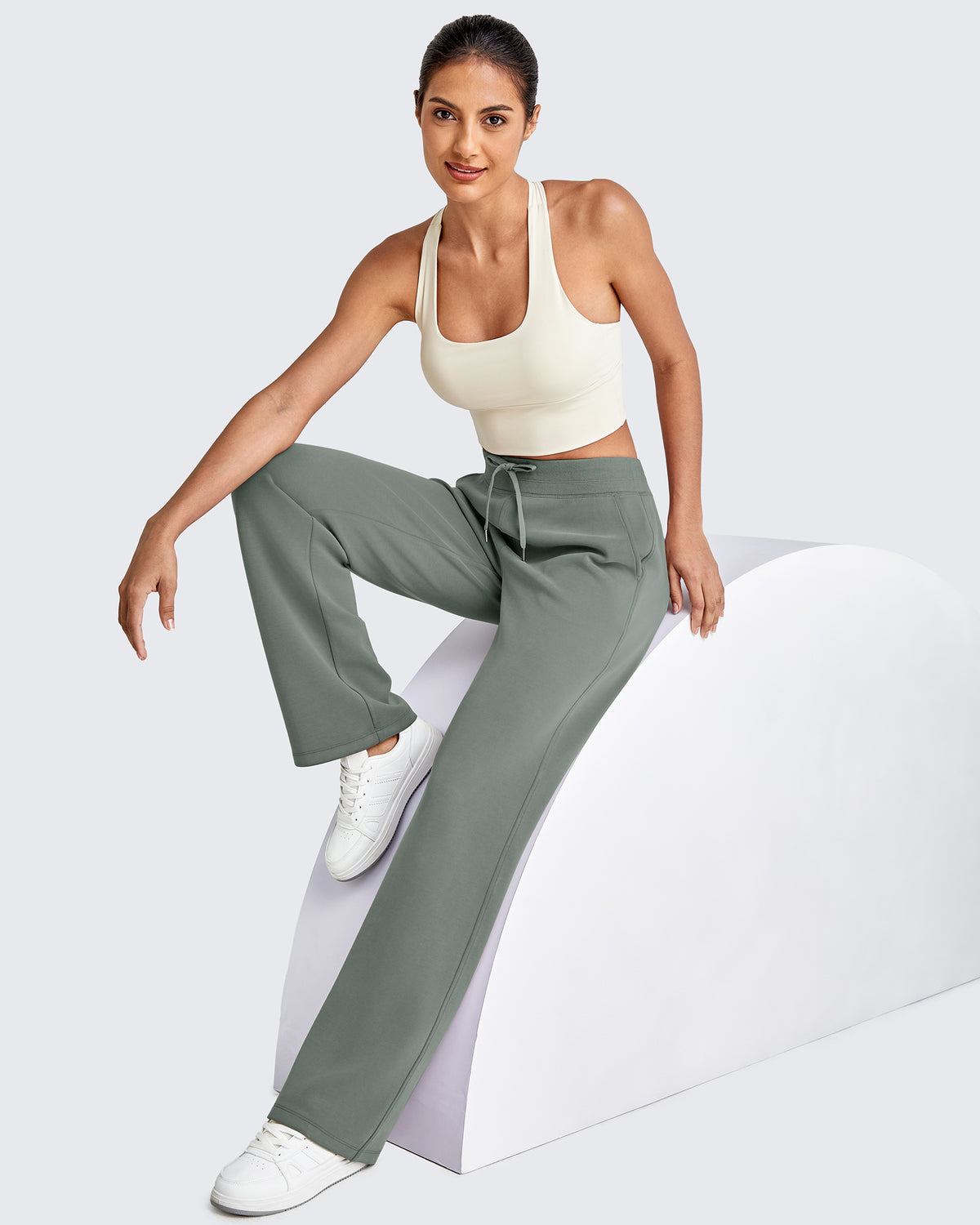 G4Free Activewear - Smoofit Wide Leg Elastic Drawstring Sweatpants -GF25J440AF-XS-GF25J441AF-XS-GF25J442AF-XS-GF25J440AA-S-GF25J441AA-S