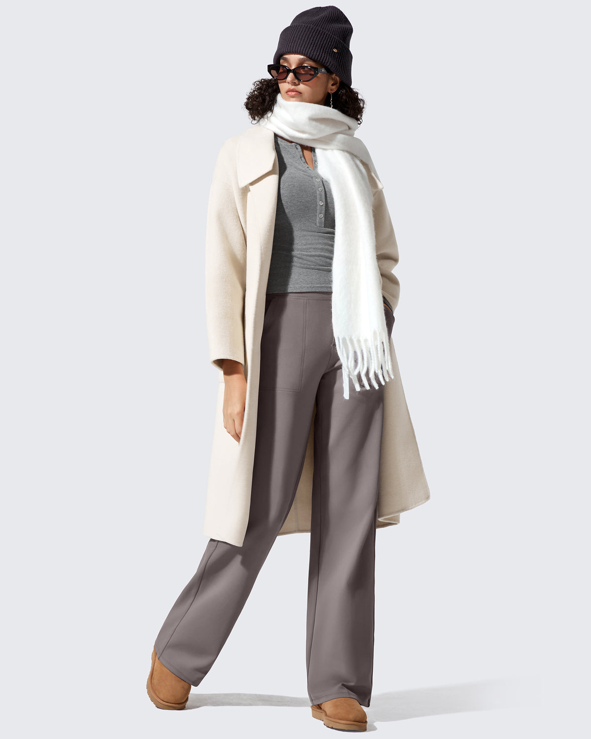G4Free Activewear - Fleece Lined High-Waisted Dressy Pants -GF24J238AF-XS-GF24J239AF-XS-GF24J240AF-XS-GF24J238AA-S-GF24J239AA-S