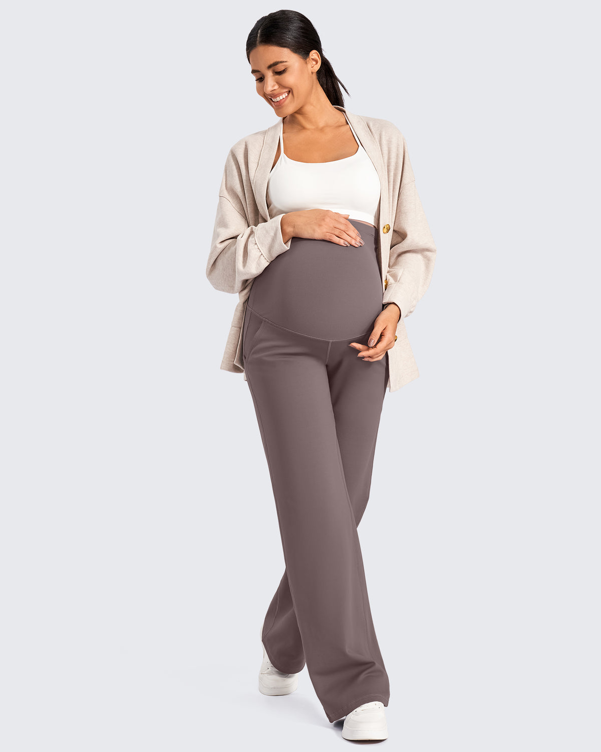 G4Free Activewear - Fleece-Lined Maternity Warm Work Trousers -GF25JY298AF-XS-GF25JY299AF-XS-GF25JY300AF-XS-GF25JY298AA-S-GF25JY299AA-S
