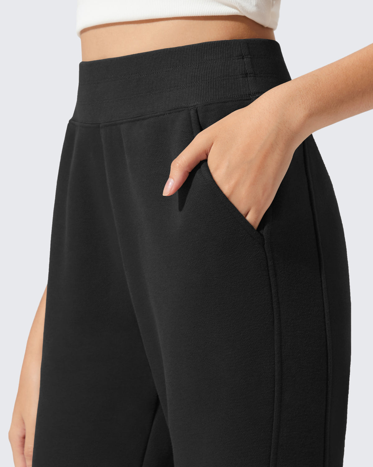 G4Free Activewear - Flurrylux Fleece Lined Loose Flare Sweatpants -GF25A602AF-XS-GF25A603AF-XS-GF25A604AF-XS-GF25A602AA-S-GF25A603AA-S
