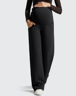 Smoofit Modal Elastic Waist Pockets Maternity Pants