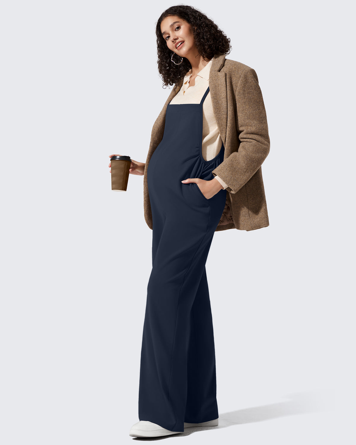 G4Free Activewear - Maternity Adjustable Strap Overalls Wide Leg Rompers -GF25PY674AF-XS-GF25PY675AF-XS-GF25PY676AF-XS-GF25PY674AA-S-GF25PY675AA-S