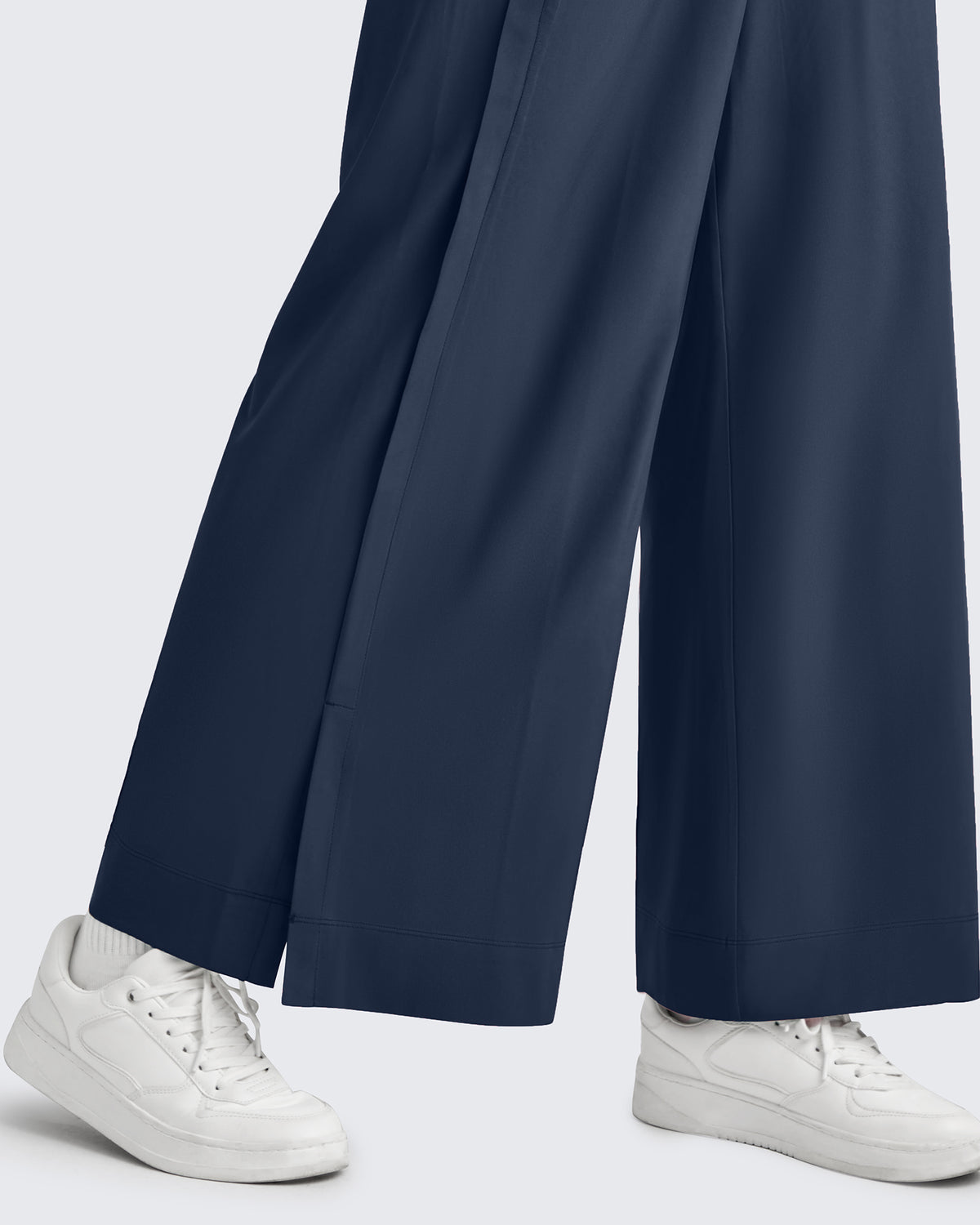 G4Free Activewear - Side Slit High-Rise Wide Leg Ankle Pants -GF25J403AA-S-GF25J428AA-S-GF25J429AA-S-GF25J403AB-M-GF25J428AB-M