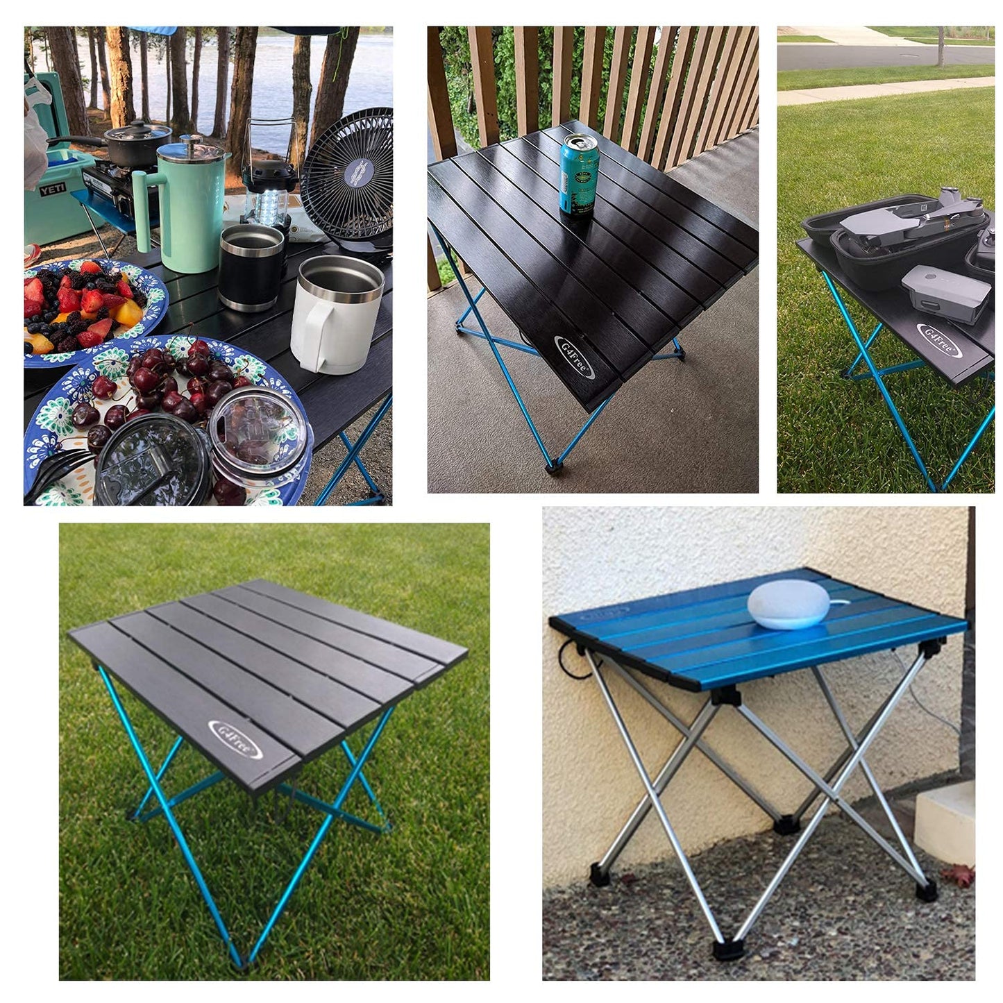 G4Free Aluminum Top Camping Table