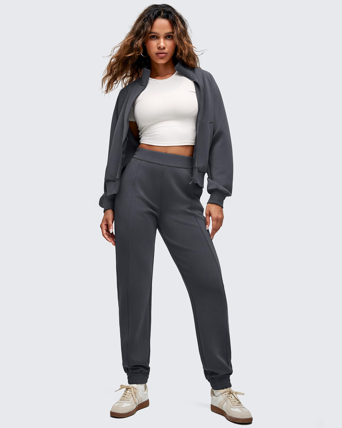 G4Free Activewear - Smoofit Elastic Waist Pull Pockets Joggers Pants -GF25D552AF-XS-GF25D553AF-XS-GF25D554AF-XS-GF25D552AA-S-GF25D553AA-S