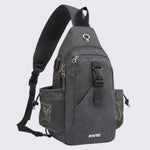 G4Free Activewear - G4Free Anti-Theft Canvas Sling Bag with USB Port -TN22B159A-TN22B159D-TN22B159C-TN22B159B-TN22B159F