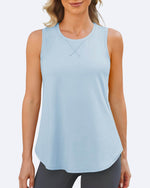 G4Free Activewear - Quick Dry Scoop Neck Sleeveless Tops -GF24B222BF-XS-GF24B222BA-S-GF24B222BB-M-GF24B222BC-L-GF24B222BD-XL