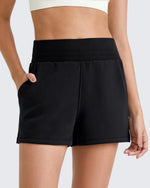 G4Free Activewear - Smoofit Modal Casual Sweat Shorts -GF25E351AA-S-GF25E351AB-M-GF25E351AC-L-GF25E351AD-XL-GF25E351AE-XXL