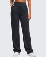 G4Free Activewear - Smoofit Straight Leg Elastic High Waist Dress Pants -GF25D584AA-S-GF25D585AA-S-GF25D586AA-S-GF25D584AB-M-GF25D585AB-M