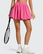 G4Free - Chillwhisp Bubble Ruffled Hem Inner Shorts Tennis Skirts 14'' -GF26H796B005F-XS-GF26H796B005A-S-GF26H796B005B-M-GF26H796B005C-L-GF26H796B005D-XL