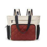 G4Free - G4Free 3 in 1 Diaper Bag with Insulated Pockets Baby Backpack for Women Men Toddler Diaper Tote with Stroller Buckle Travel Work-Beige -TN25B567A-TN25B567B-TN25B567D-TN25B567C