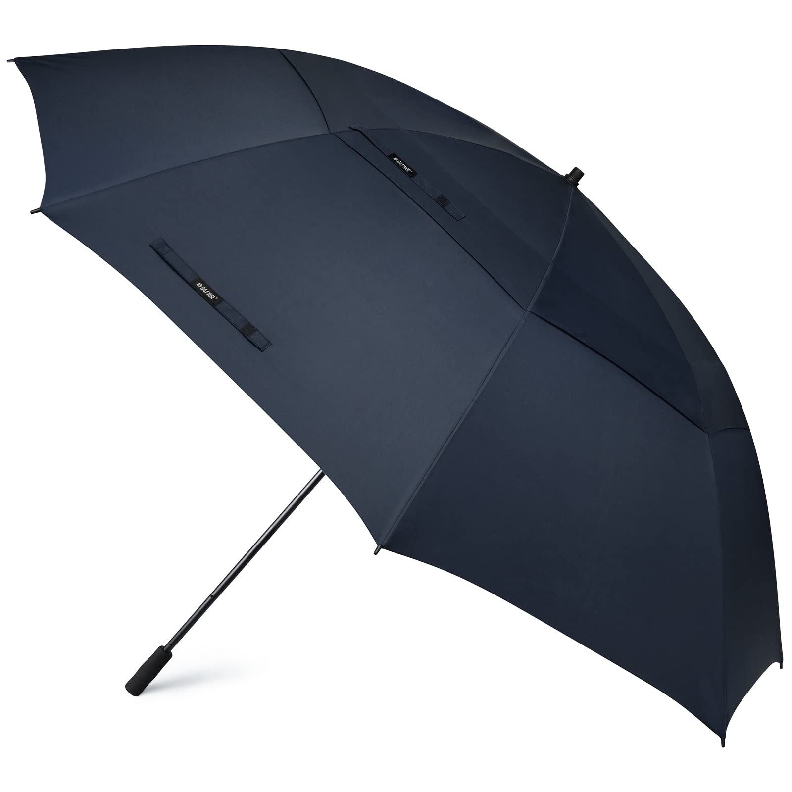 80 inch patio umbrella G4Free 80 Inch 6.6 ft Double Canopy Vented Windproof Stick Family Umbrella
