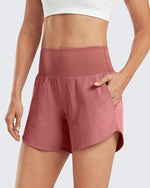 G4Free - Lightweight High-Waisted Workout Shorts 5'' -GF21E007AA-S-GF21E007AB-M-GF21E007AC-L-GF21E007AD-XL-GF21E007AE-XXL