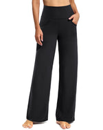 G4Free - Wide Leg Pants Woman Yoga Pants with Pockets 28 -PM20D06AG-XS-PM20D06AA-Black-S-PM20D06AB-Black-M-PM20D06AC-Black-L-PM20D06AD-Black-XL