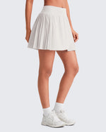 G4Free Activewear - Wrapped Front Pleated Tennis A Line Skirts -GF25H410CA-S-GF25H410CB-M-GF25H410CC-L-GF25H410CD-XL-GF25H410CE-XXL