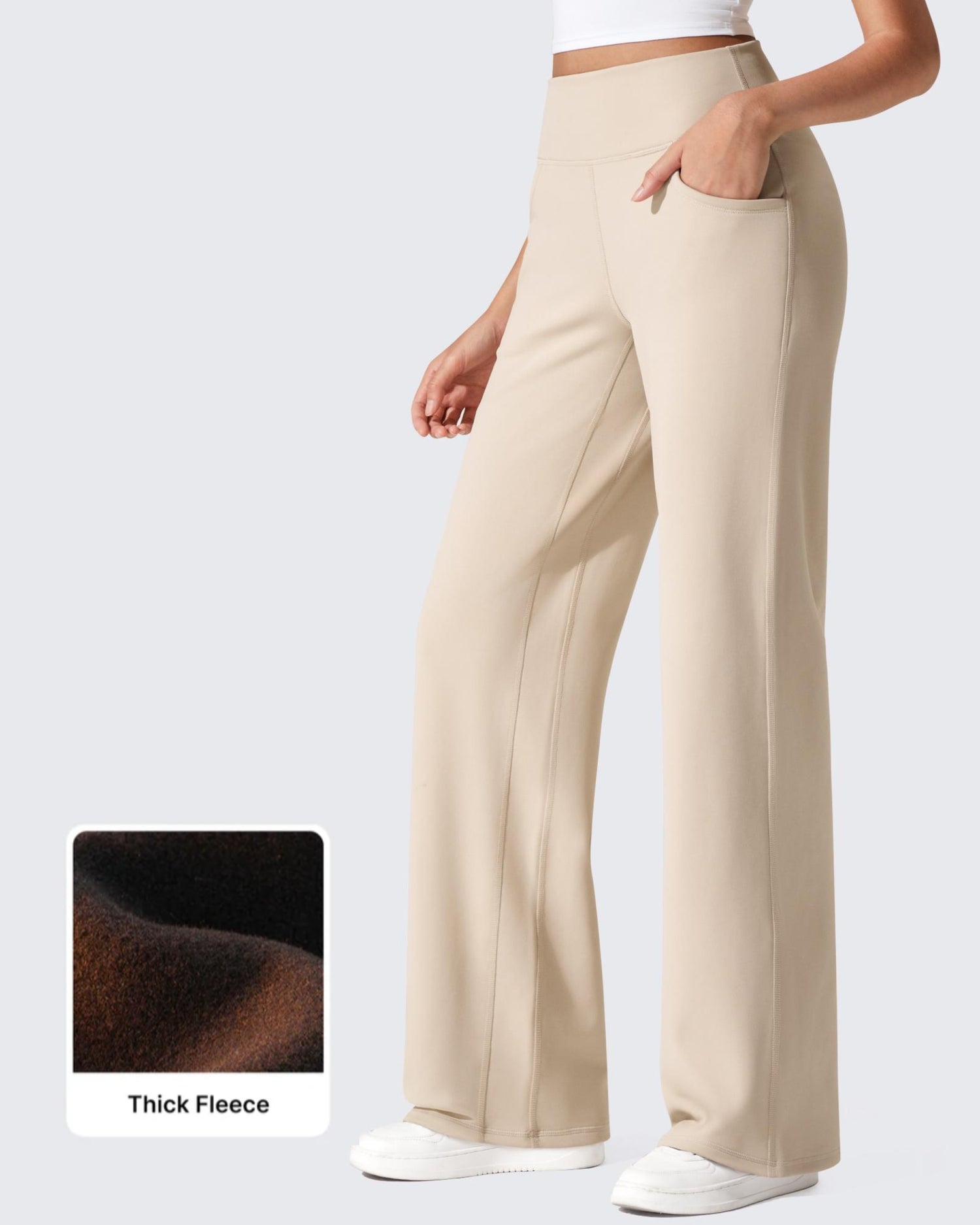 G4Free Activewear - Fleece Lined High-Waist Loose Sweatpants -GF24J230AA-S-GF24J231AA-S-GF24J232AA-S-GF24J230AB-M-GF24J231AB-M