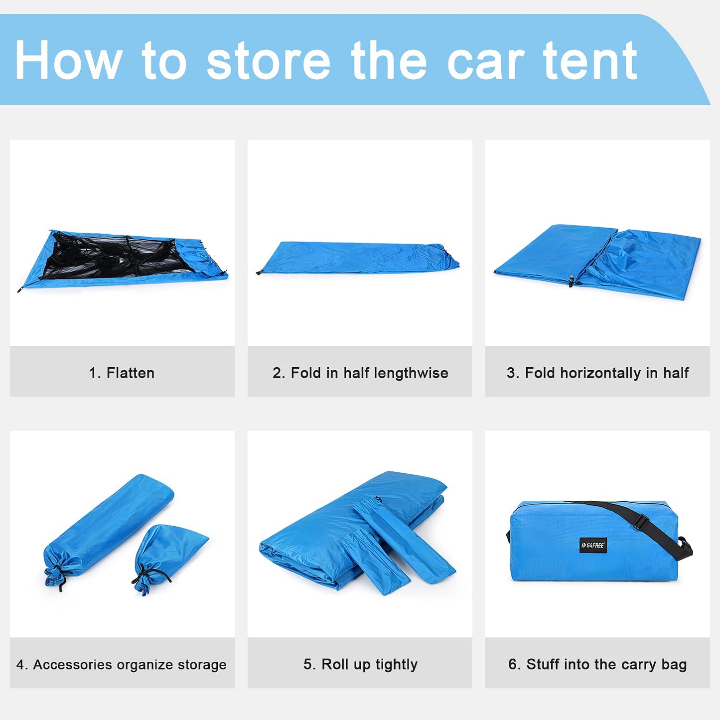 G4Free Car Tent with Mosquito Net