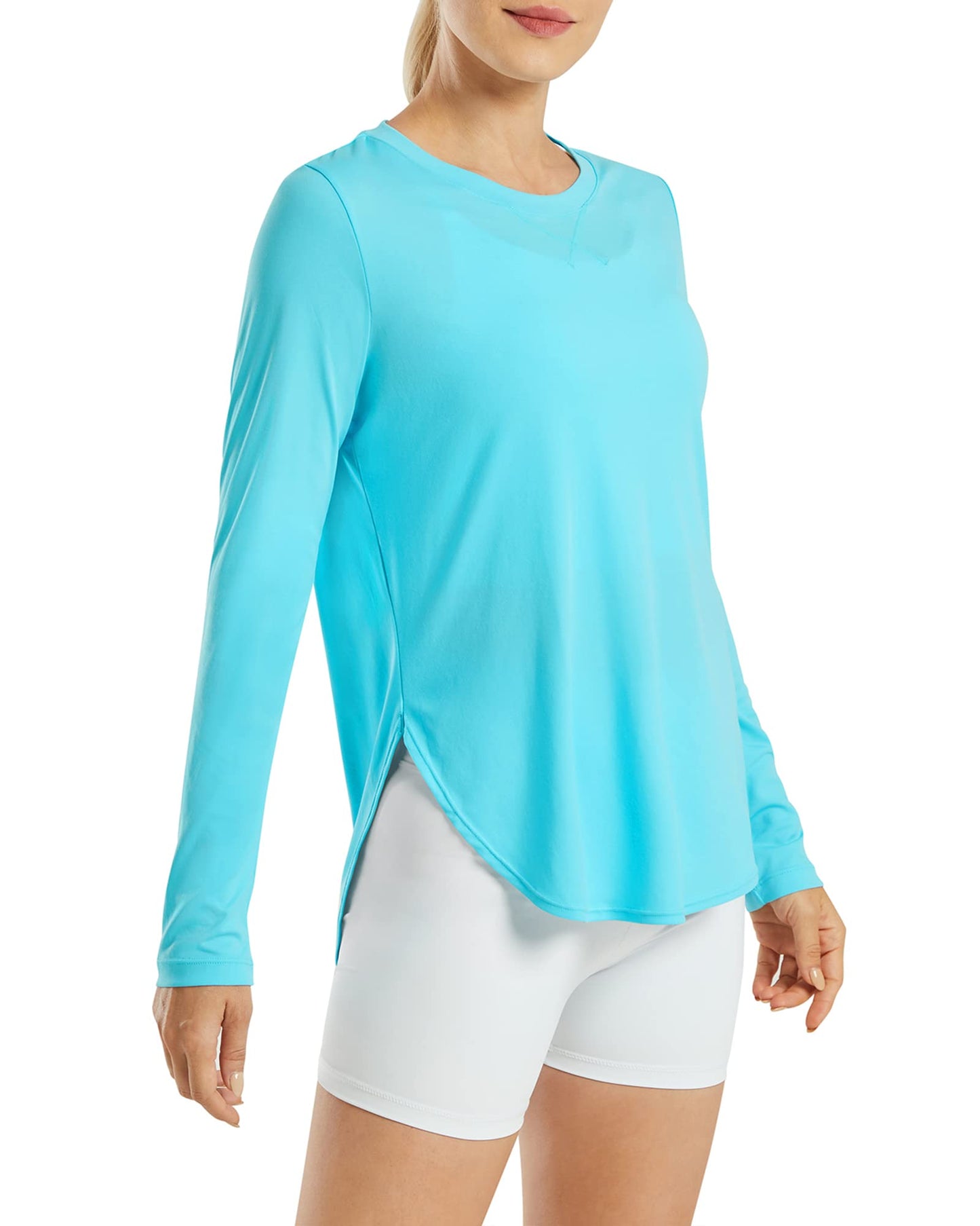 G4Free Women's UPF 50+ UV Loose Long Sleeve Workout Sun Shirt