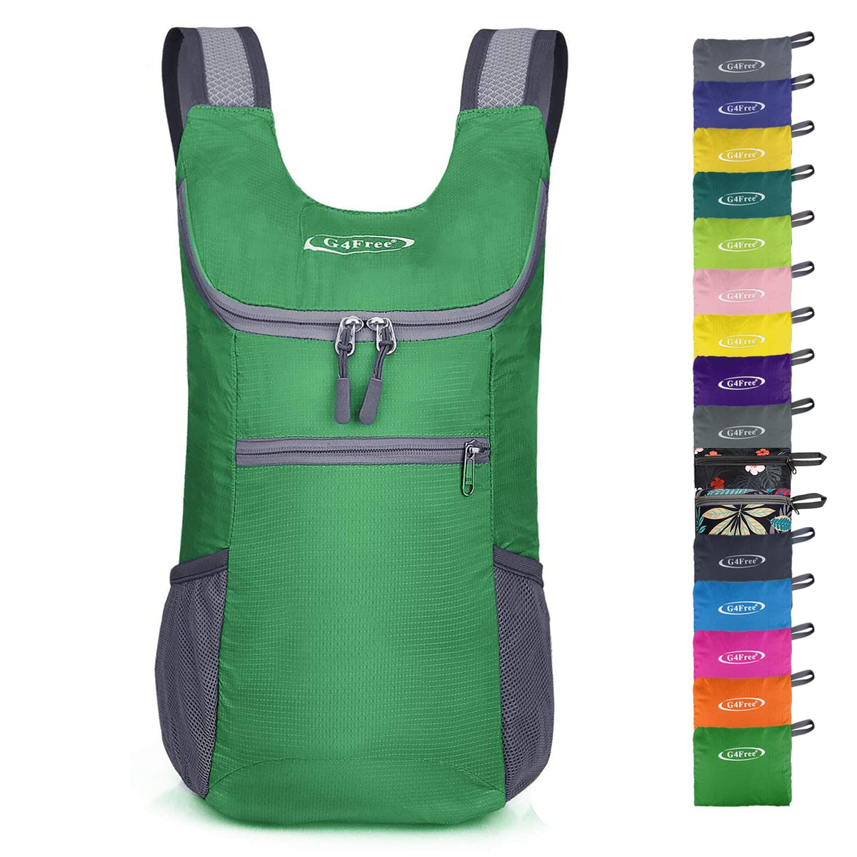 G4Free Activewear - G4Free 11L Lightweight Hiking Backpack for Men And Women -D02V543A-D02V543R-D02V543B-D02V543P-D02V543V