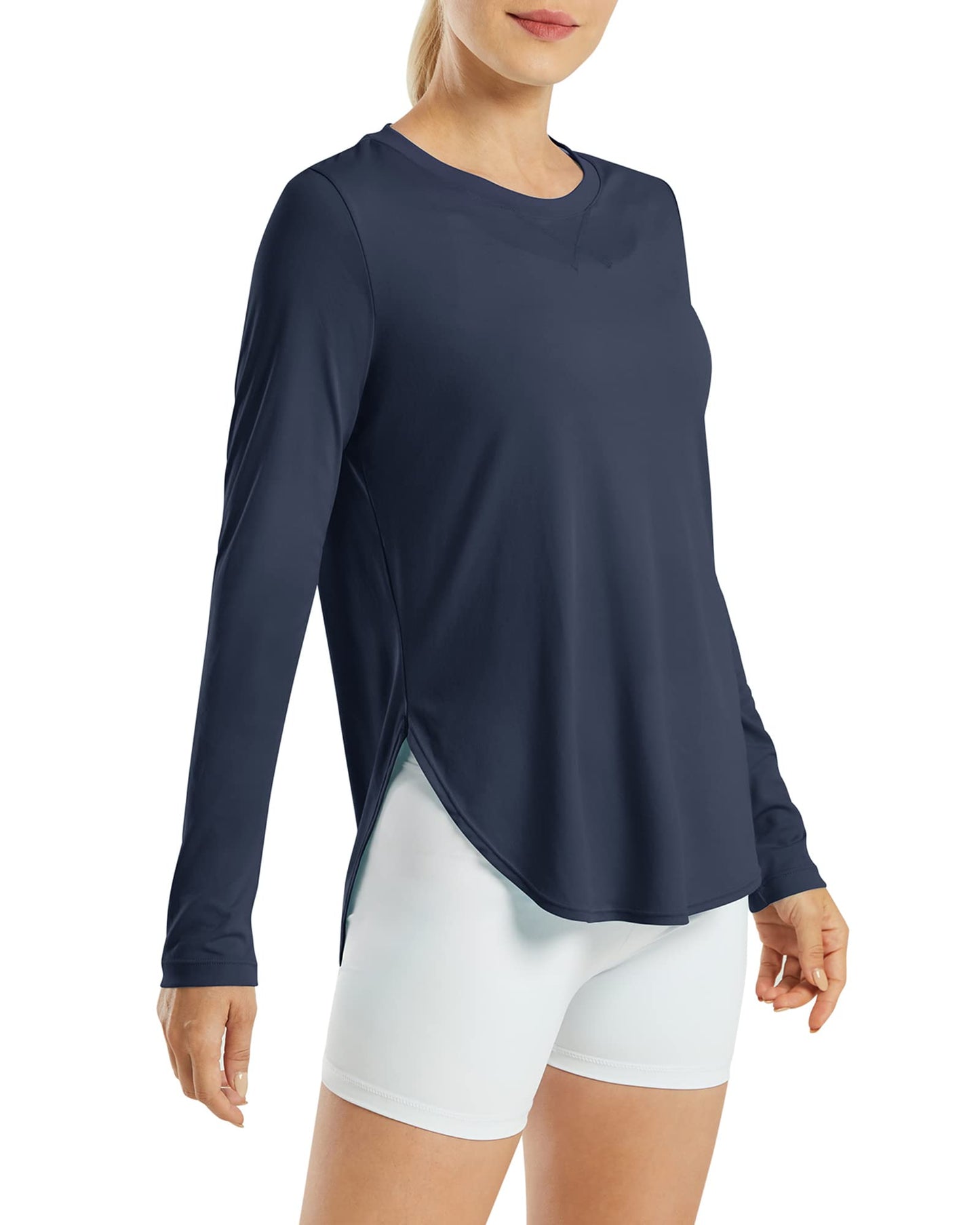 G4Free Women's UPF 50+ UV Loose Long Sleeve Workout Sun Shirt