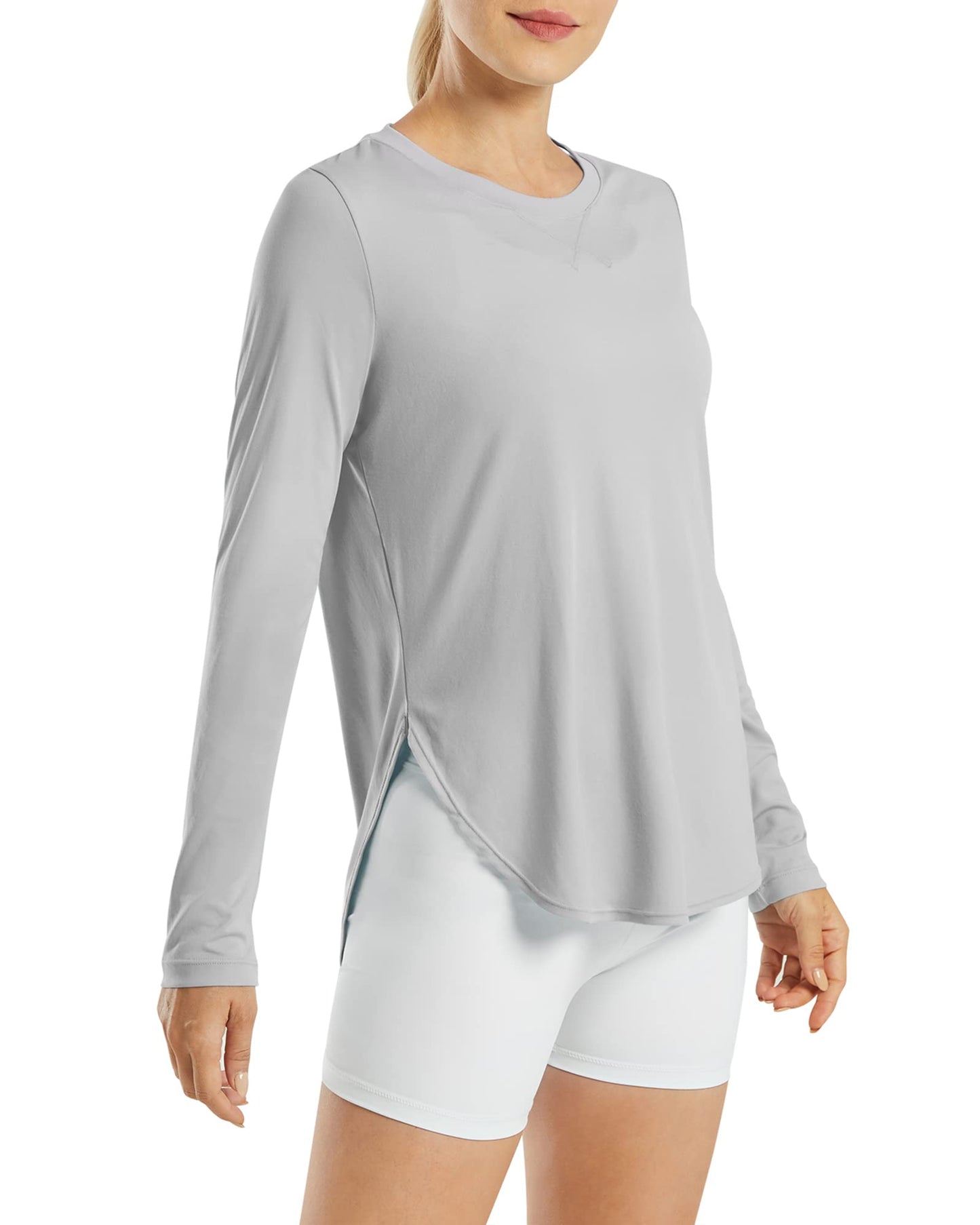 G4Free Women's UPF 50+ UV Loose Long Sleeve Workout Sun Shirt