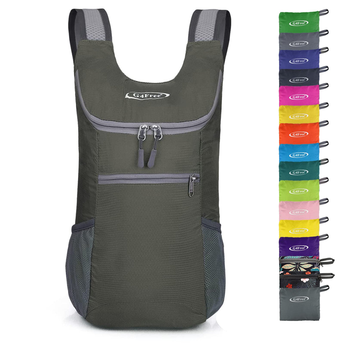 G4Free Activewear - G4Free 11L Lightweight Hiking Backpack for Men And Women -D02V543A-D02V543R-D02V543B-D02V543P-D02V543V