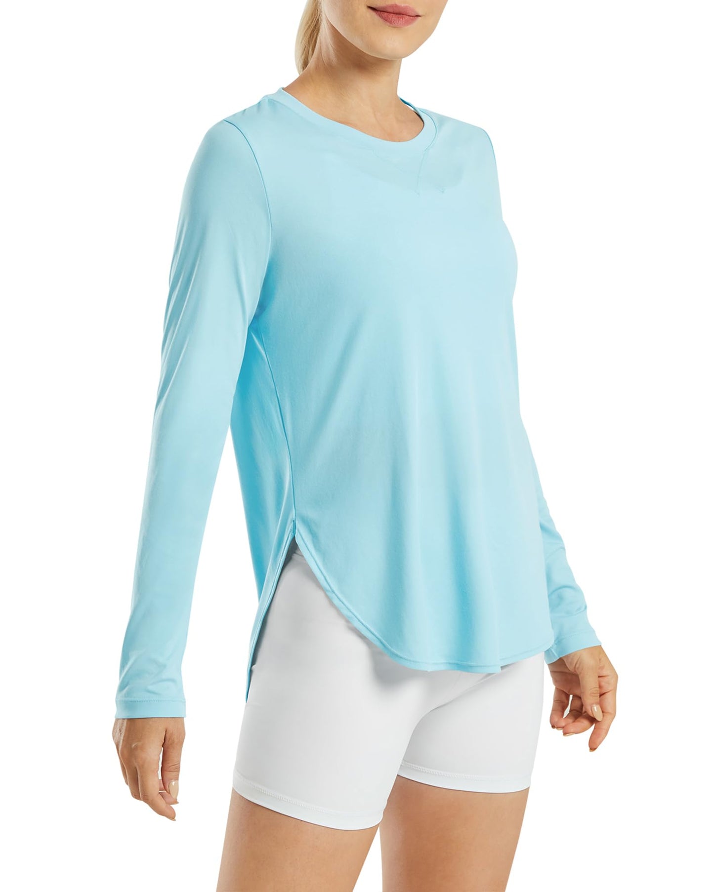 G4Free Women's UPF 50+ UV Loose Long Sleeve Workout Sun Shirt