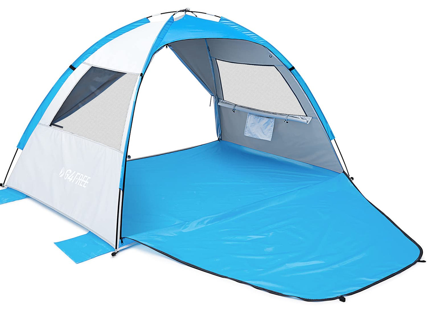 G4Free Large Pop up Beach Tent for 3-4 Person