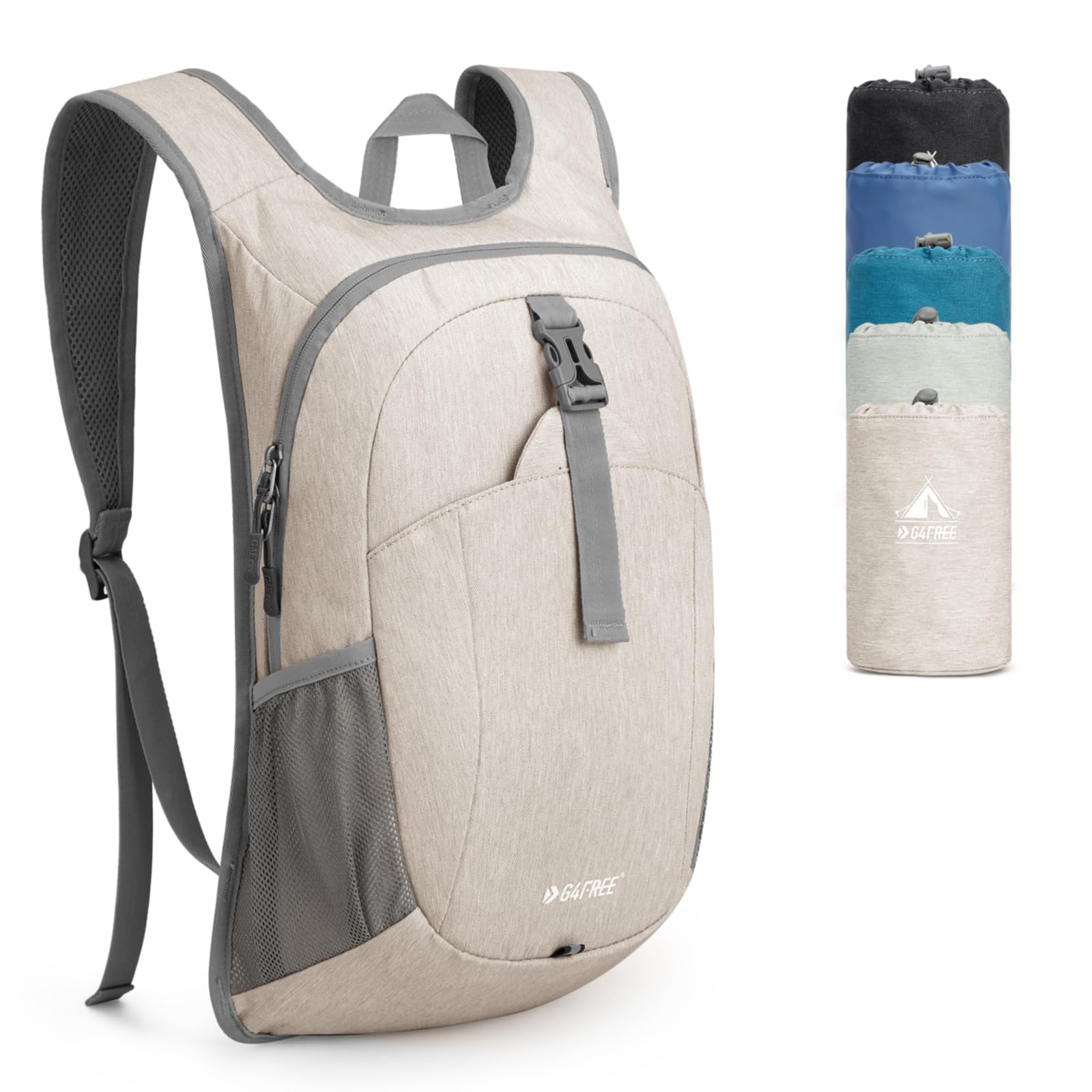 G4Free G4Free 12L Hiking Backpack # Ivory-polyester