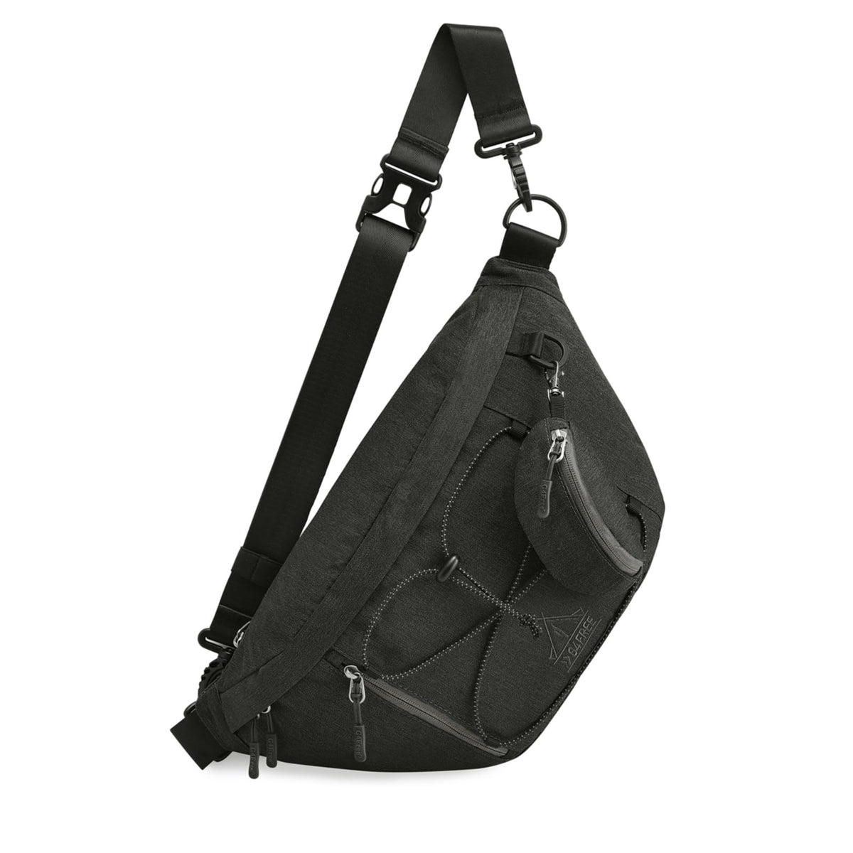 G4Free Activewear - G4Free Sling Bag RFID Blocking Over Shoulder Belt Bag -TN23B200A-TN23B200C-TN23B200B
