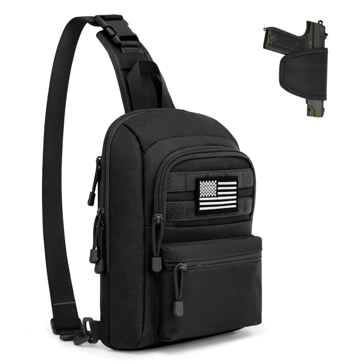 G4Free Activewear - G4Free Tactical Military Rover Shoulder Sling Pack -TN22B161B-TN22B161C-TN22B161A