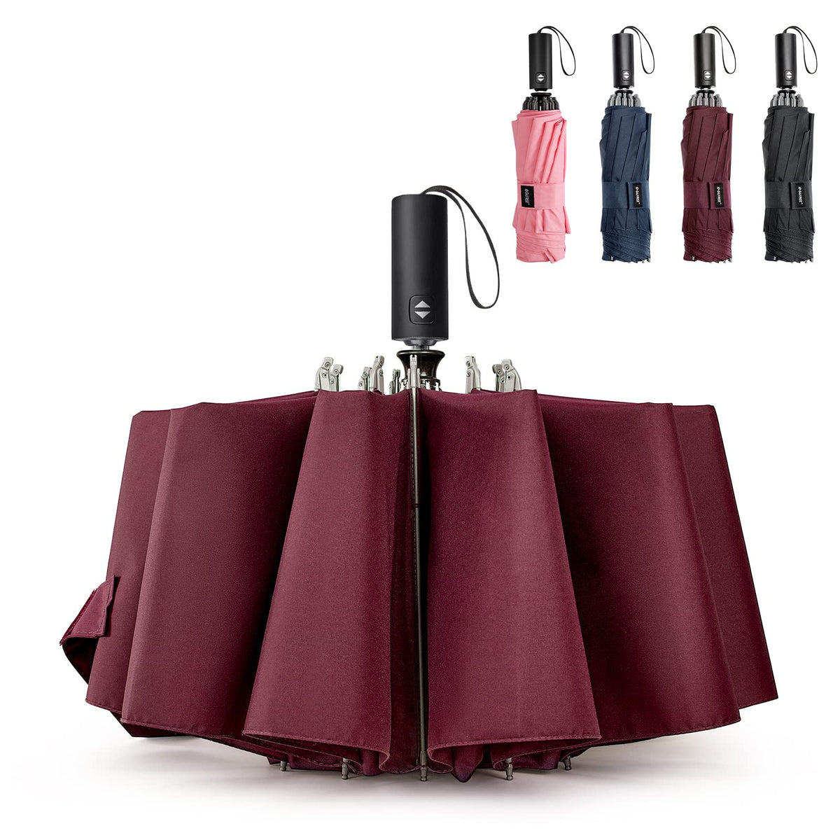G4Free Activewear - G4Free UPF 50+ UV Protection 54 Inch Large Reverse Travel Umbrella -NT21A010B-NT21A010A-NT21A010C-NT21A010D-NT22A170A