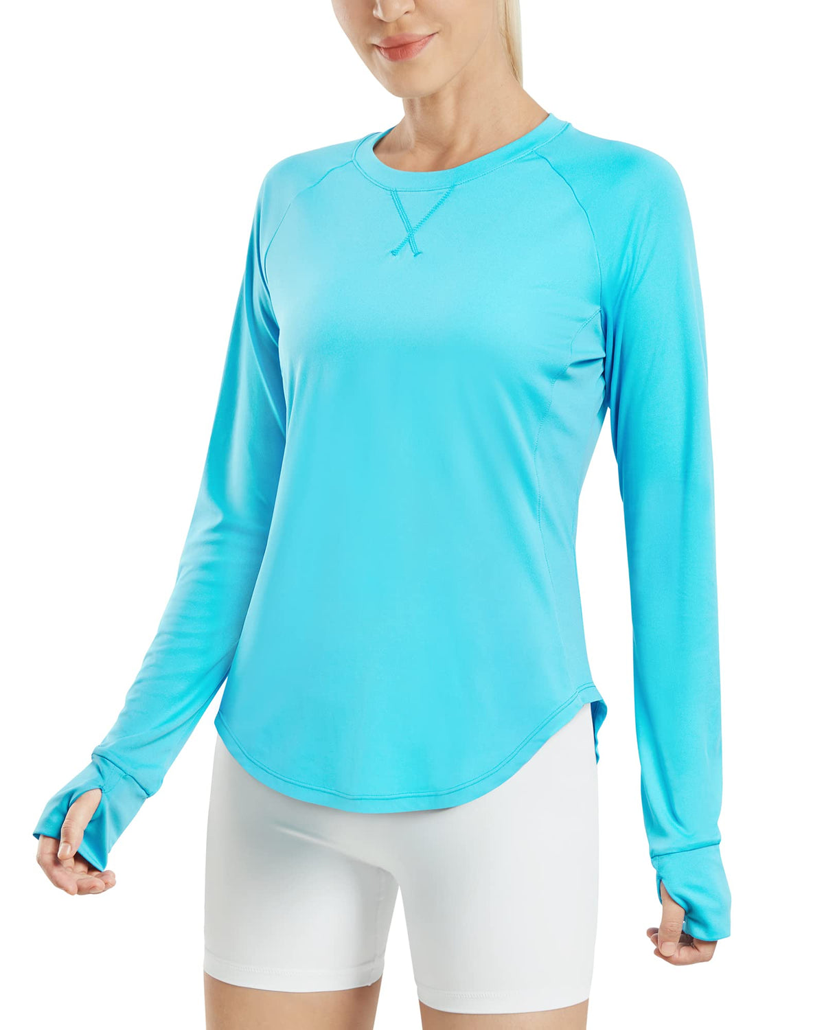 G4Free Activewear Quick Dry UV Tunic Workout Long Sleeve